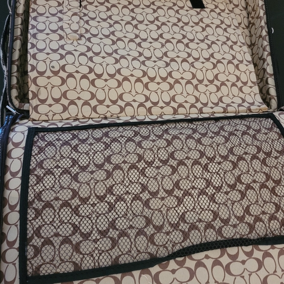 COACH SIGNATURE BUSINESS TOTE BAG LAPTOP BRIEFCASE With Shoulder Strap (Unisex) - Picture 6 of 7